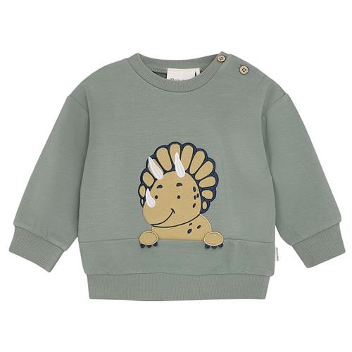 Minymo Sweatshirt Sea Spray 68 cm  Grøn  68 cm  Drenge, Piger