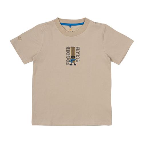 The New GOTS Norris Tee Feather Gray Feather Gray 3-4 Y  Grå  3-4 år  Drenge