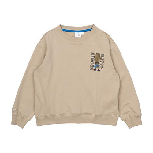 The New GOTS Noor Sweatshirt Feather Gray Feather Gray 3-4 Y  Grå  3-4 år  Drenge