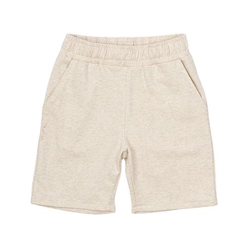 The New Norvalde Sweat Shorts Oatmeal Melange Oatmeal Melange 11-12 Y  Creme  11-12 år  Drenge