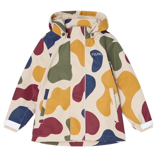 Kuling Sarek Skijakke Graphic  98 cm  Creme  98 cm  Drenge, Piger