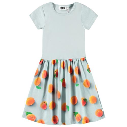 Molo Cissa Short-Sleeved Dress Fresh Apricots 92/98 cm  Blå  92/98 cm  Piger