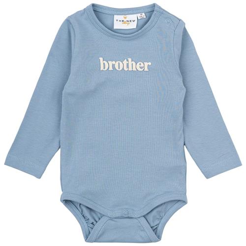 The New Siblings GOTS Nolan Body Ashley Blue Ashley Blue 86 cm  Blå  86 cm  Drenge