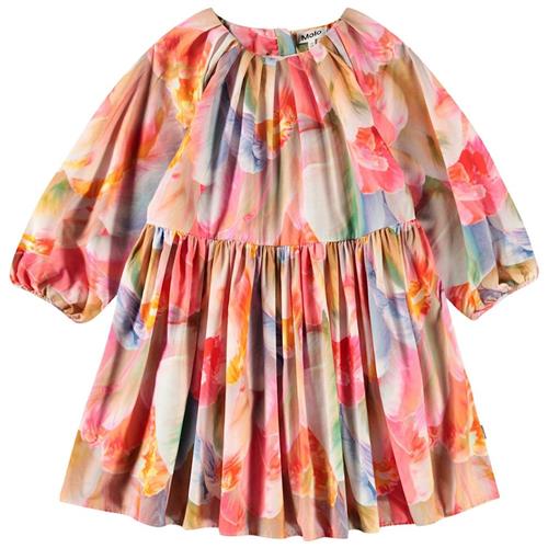 Molo Ciera Long-Sleeved Dress Be A Tulip 146/152 cm  Lyserød  146/152 cm  Piger