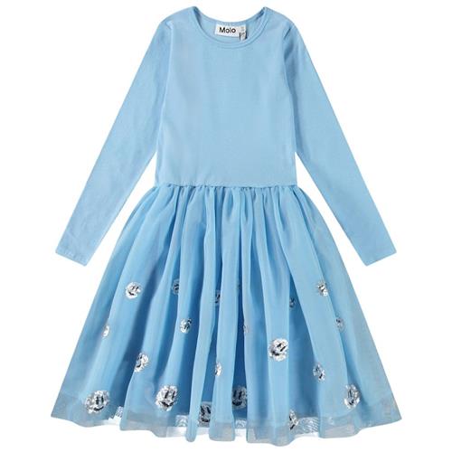 Molo Cyrus Long-Sleeved Dress Day Sky 92/98 cm  Blå  92/98 cm  Piger