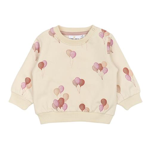 The New Siblings GOTS Nola Sweatshirt White Swan White Swan 68 cm  Creme  68 cm  Piger