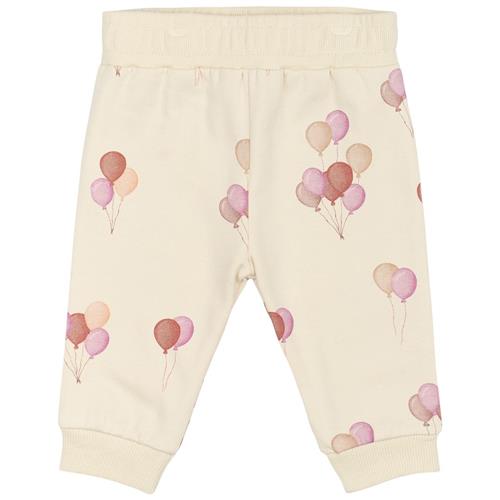 The New Siblings GOTS Nola Joggingbukser White Swan White Swan 80 cm  Creme  80 cm  Piger