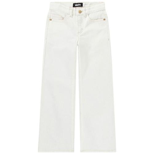 Molo Asta Woven Pants Crisp White 116 cm  Hvid  116 cm  Piger