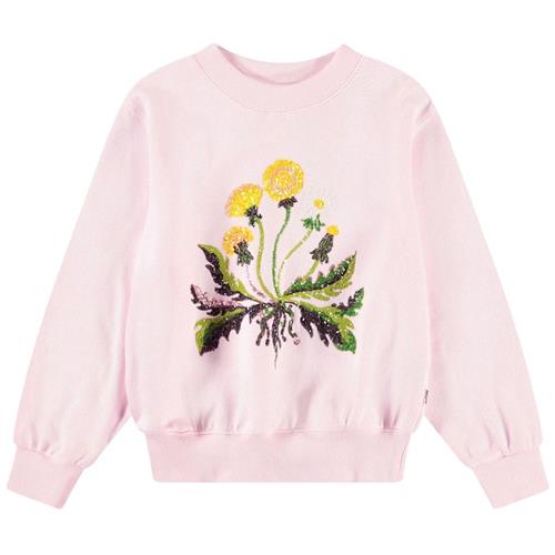 Molo Marge Sweatshirt Dandelion Glitter 116 cm  Lyserød  116 cm  Piger