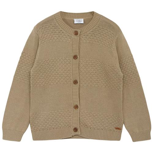 Hust&Claire Charli Cardigan Pepper 80 cm  Brun  80 cm  Drenge