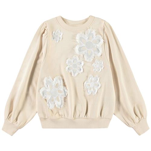 Molo Mary Sweatshirt Brazilian Sand 116 cm  Beige  116 cm  Piger