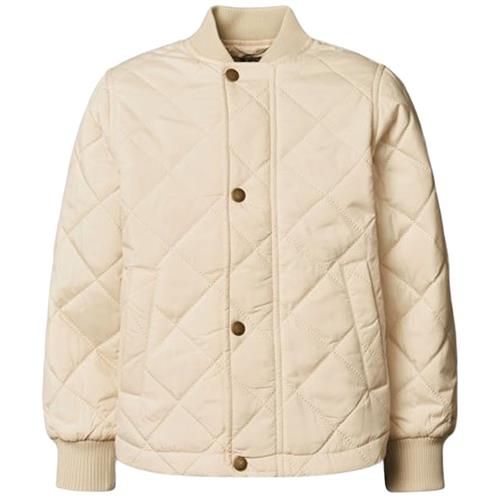 Molo Hallow Quilted Softshell Jacket Brazilian Sand 86/92 cm  Beige  86/92 cm  Drenge, Piger