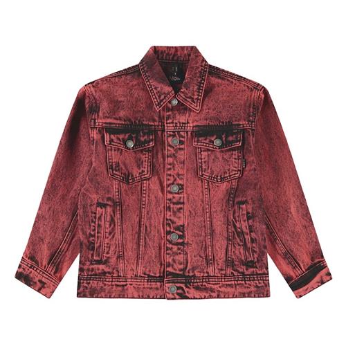Molo Honore Denim Jacket Fiesta Dye 92 cm  Rød  92 cm  Drenge, Piger