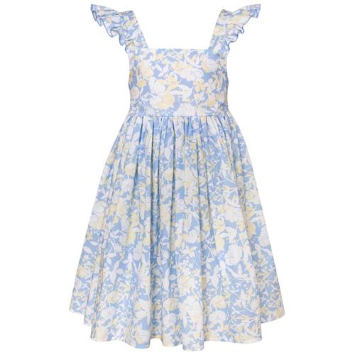 Paade Mode Blomstret Kjole Anemone Blue 6 Y  Blå  6 år  Piger