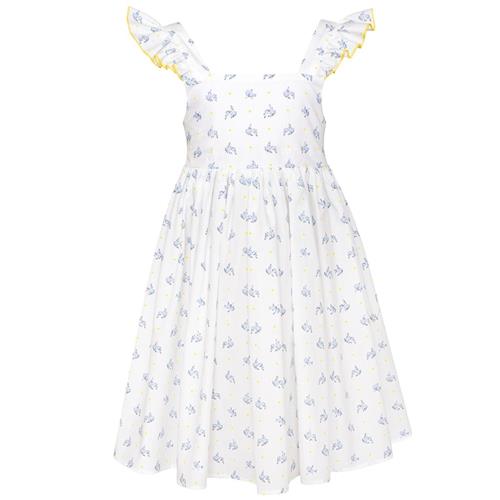 Paade Mode Blomstret Kjole Pearl White 6 Y  Hvid  6 år  Piger