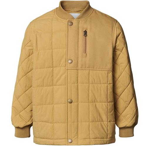 Molo Harold Quilted Jacket Suede 110 cm  Gul  110 cm  Drenge, Piger