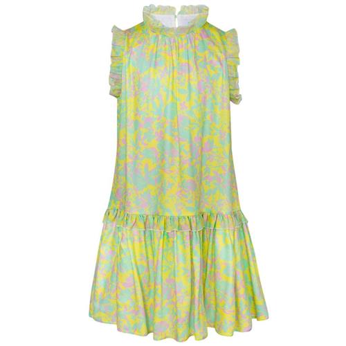 Paade Mode Blomstret Kjole Anemone Yellow 6 Y  Gul  6 år  Piger