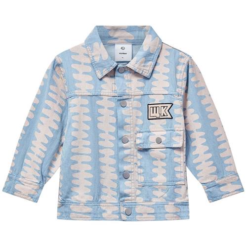 Wynken Denim-jakke Soft Pink Stripe 4 Y  Blå  4 år  Drenge, Piger