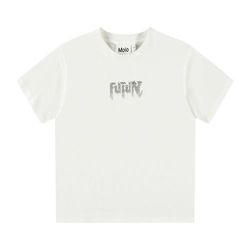 Molo Rodney T-Shirt White 128 cm  Hvid  128 cm  Drenge, Piger