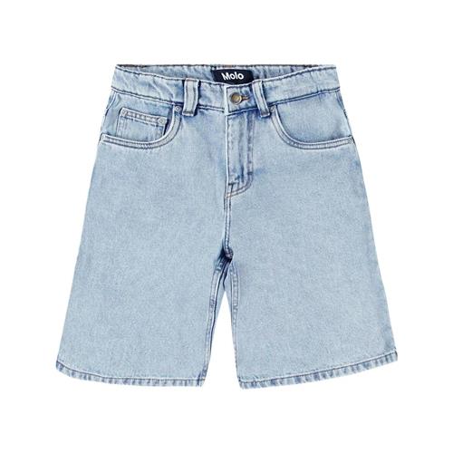 Molo Art Woven Pants Washed Down 116 cm  Blå  116 cm  Drenge, Piger