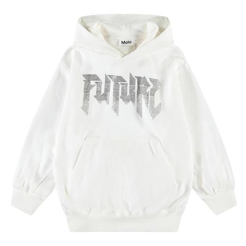 Molo Maxx Hoodie White 140 cm  Hvid  140 cm  Drenge, Piger