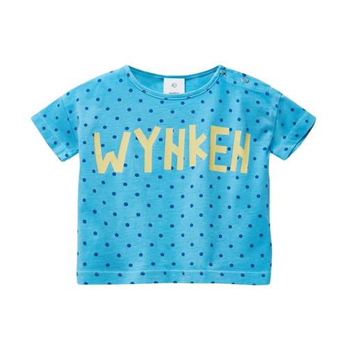 Wynken Mini Ribbon T-shirt Sky Blue 6 months  Blå  6 måneder  Drenge, Piger