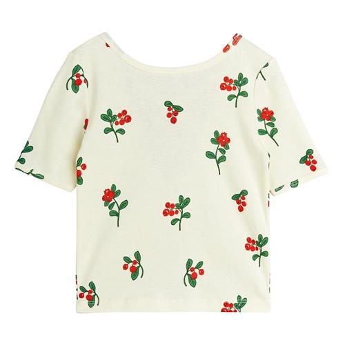 Mini Rodini Lingonberries Aop Ballet T-shirt Offwhite 92/98 cm  Creme  92/98 cm  Drenge, Piger