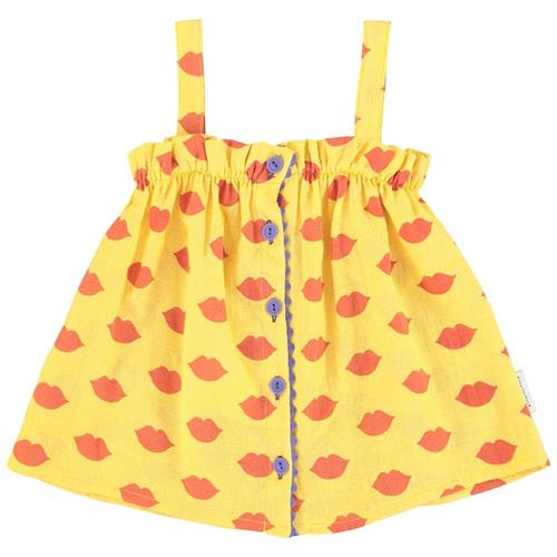 Piupiuchick Mønstret Tanktop Gul 8 Y  Gul  8 år  Piger