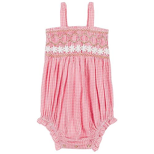 Louise Misha Franscesca Romper Pink Fragola Vichy 24 months  Lyserød  24 måneder  Piger