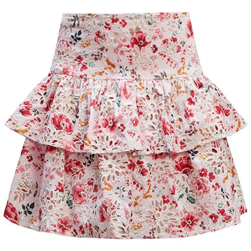 Bardot Junior Amelia Blomstret Nederdel Blush 5 Y  Lyserød  5 år  Piger