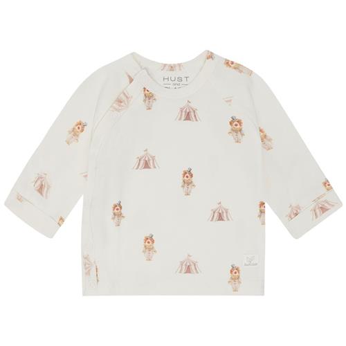 Hust&Claire Adel Langærmet T-shirt Snow White 80 cm  Hvid  80 cm  Drenge, Piger