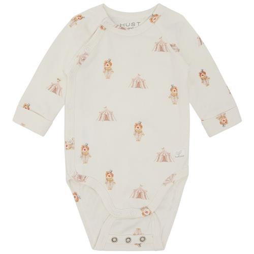 Hust&Claire Bing Baby Body Snow White 62 cm  Hvid  62 cm  Drenge, Piger