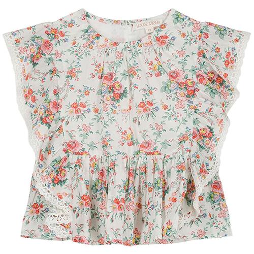 Louise Misha Ines Bluse Cream Rosa Festa 6 Y  Creme  6 år  Piger