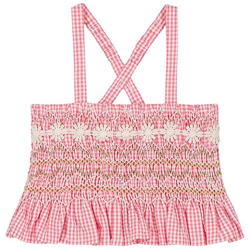 Louise Misha Florentina Camisole Pink Fragola Vichy 12 months  Lyserød  12 måneder  Piger