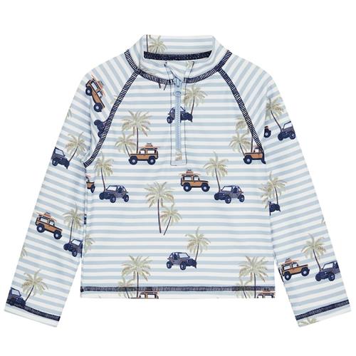 Hust&Claire Maiak Rashguard White 18-24 months  Blå  18-24 måneder  Drenge