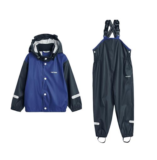 Tretorn Regnfrakke-sæt Ultra Blue  Ultra Blue-86/92 cm Rain Blå  86/92 cm  Drenge, Piger