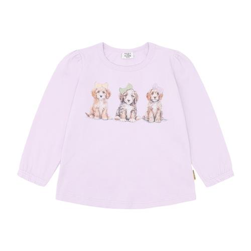 Hust&Claire Alma Langærmet T-shirt Lavender 116 cm  Lilla  116 cm  Piger