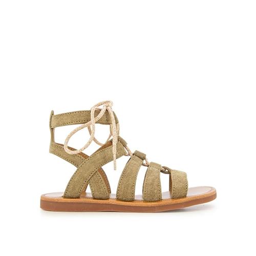 Pom Dapi Plagette Guily Sandaler Avana 34 EU  Beige  34 EU  Piger