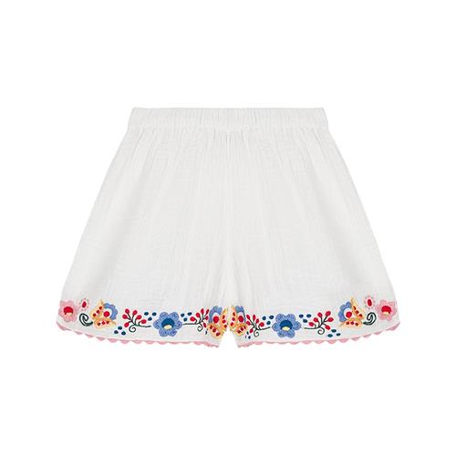 Louise Misha Vally Shorts White 12 months  Hvid  12 måneder  Piger