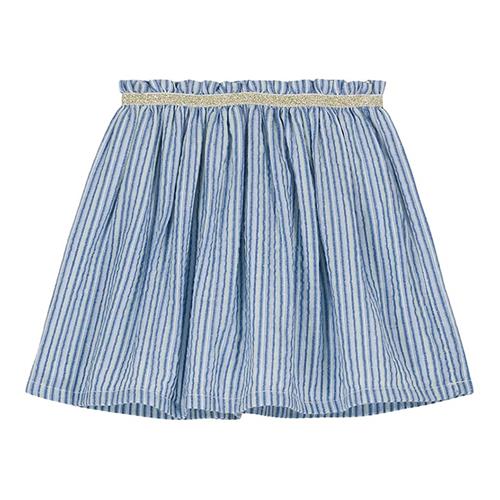 Louise Misha Cephee Nederdel Blue Parasol Stripes 3 Y  Blå  3 år  Piger