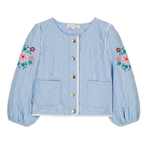 Louise Misha Joulia Jakke Light Blue 7 Y  Blå  7 år  Piger
