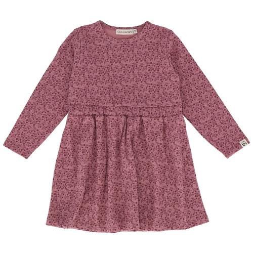 Gullkorn Villvette Dress Dark Pink 122 cm  Lyserød  122 cm  Drenge, Piger