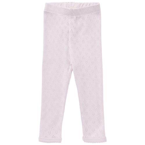 Copenhagen Colors GOTS Heart Pointelle-leggings Lavender 56 cm  Lilla  56 cm  Piger