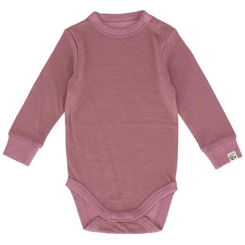Gullkorn Gullull Uld Baby Body Berry Purple 68 cm  Lilla  68 cm  Drenge, Piger