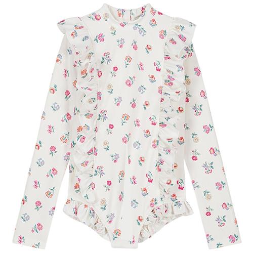 Louise Misha Aurelie Badedragt White Felicita Flow 24 months  Hvid  24 måneder  Piger