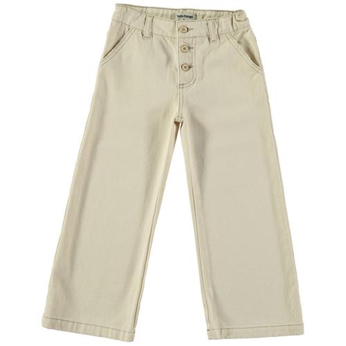 Tocoto Vintage Vintage Palazzo Bukser Naturhvide 6 Y  Creme  6 år  Piger