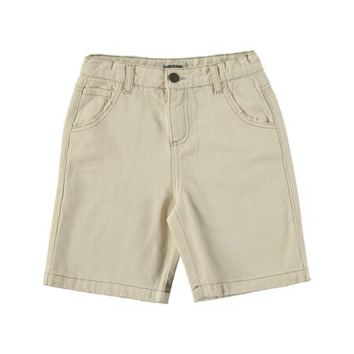 Tocoto Vintage Denimshorts Naturhvid 4 Y  Creme  4 år  Drenge, Piger