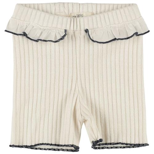 My Little Cozmo Ester Ribbet Shorts Elfenben 6 months  Creme  6 måneder  Piger