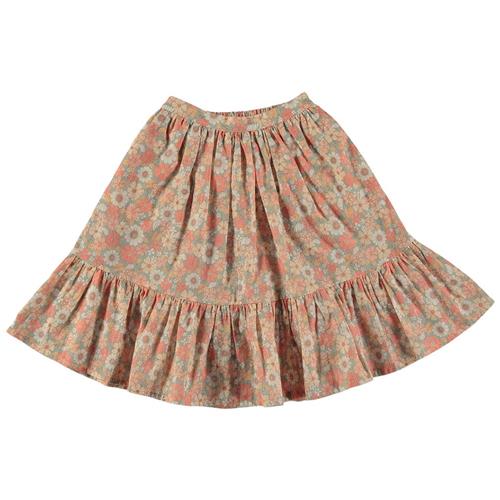 Tocoto Vintage Blomstret Lang Nederdel Lyserød 2 Y  Lyserød  2 år  Piger