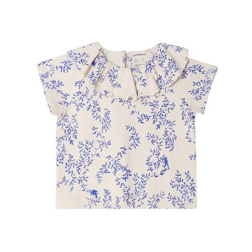 garbo&friends Jersey-bluse Jardim 122/128 cm  Blå  122/128 cm  Piger